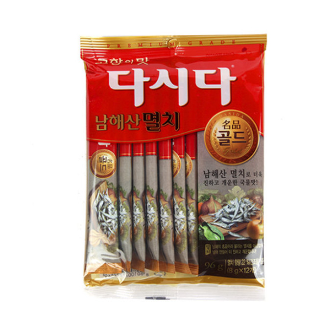 [CJ] DASHIDA Bastón de Anchoa Coreana Polvo Condimento de Condimento (8gx12) 96g