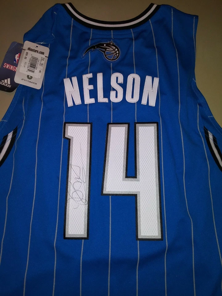Autographed New Jameer Nelson Medium Jersey and  Autographed Size 12  Reebok... - Image 3 of 4