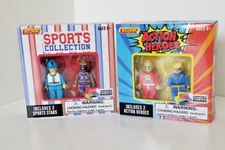 Blokko Action & Sport Collection Figures- 2 Action figures each - NIB