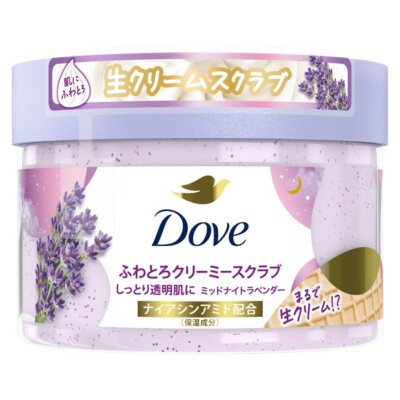 [ Dove ] Zerkleinerter Lavendel und Kokosmilch Peeling Körperpeeling Lack 298ml Neu