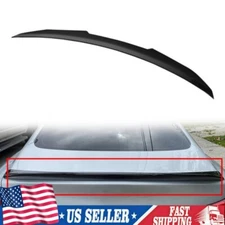 Rear Trunk Spoiler Wing Carbon Color For 2014-2023 Infiniti Q50 JDM PSM Style