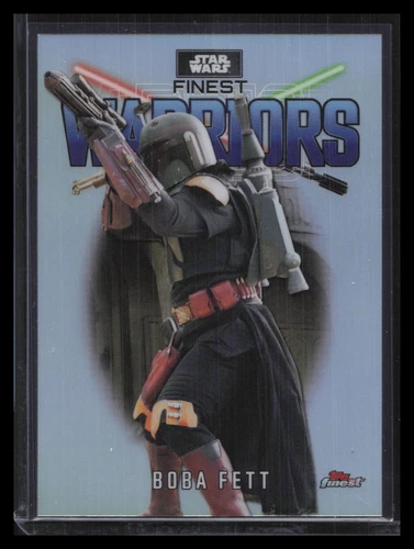 2023 Topps Finest Star Wars #FW-18 Boba Fett Finest Warriors
