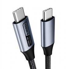 3Ft 100W 4K USB-C to USB-C Fast Charging Monitor Cable