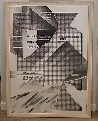 Wolfgang WEINGART KunstKredit Exposition des acquisitions Original Poster (B3-CL