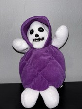 Commonwealth Halloween Purple Grim Reaper Plush Stuffed Animal [Smoke Free Home]
