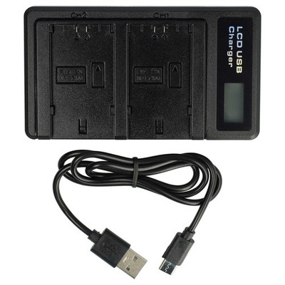Akku Ladegerät für Sony Alpha A7 III A6600 A6700 A7C R A7 Mark 3 8,4V Dual USB
