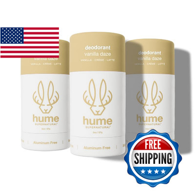 Hume Supernatural Aluminum Free Deodorant for Women & Men - Safe for Sensitive S