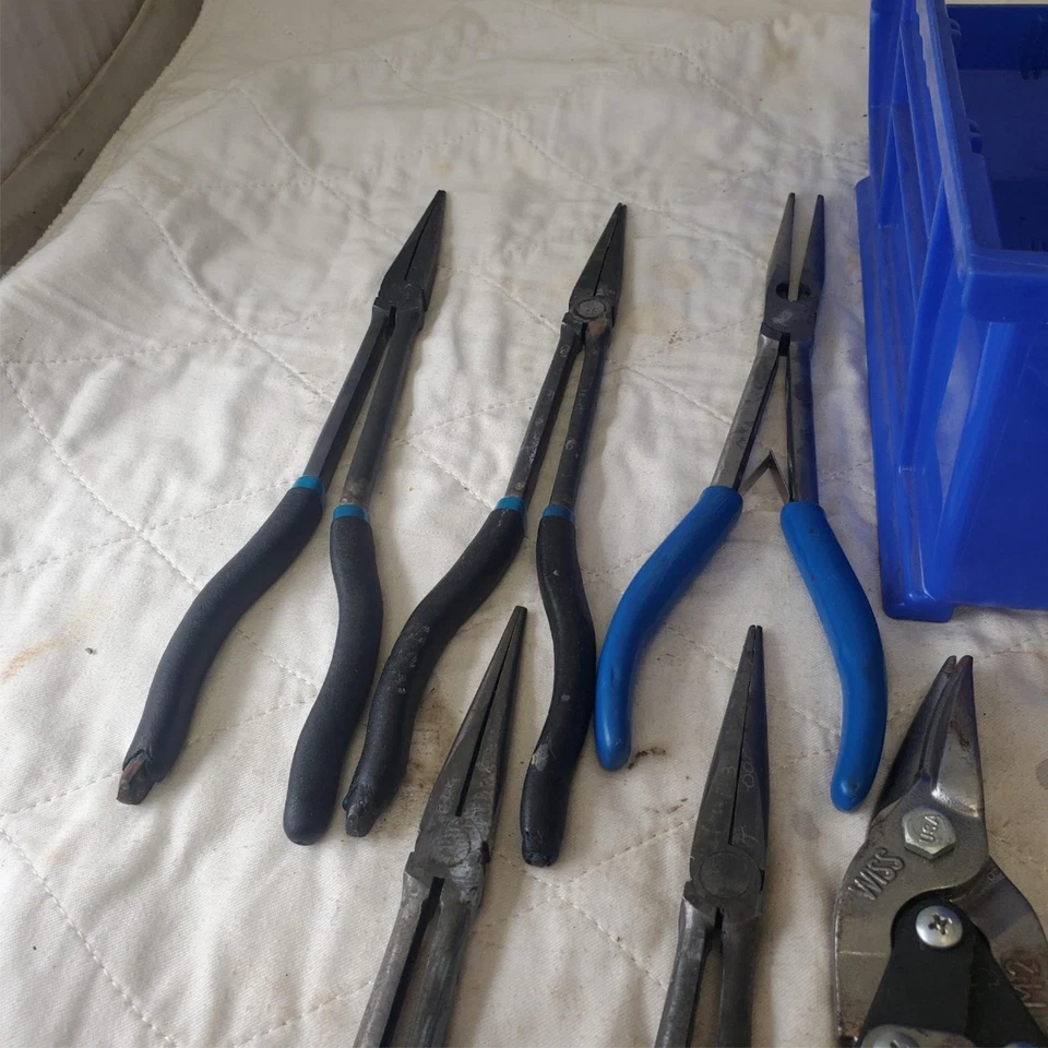 Lot of 9 Midwest Aviation Sinps & Pliers Mixed Types Hand Tools LOT-117 - Image 4 of 4