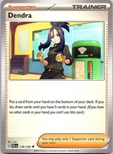 Dendra Paldea Evolved 179/193 Uncommon Pokemon Near Mint Pokemon Card