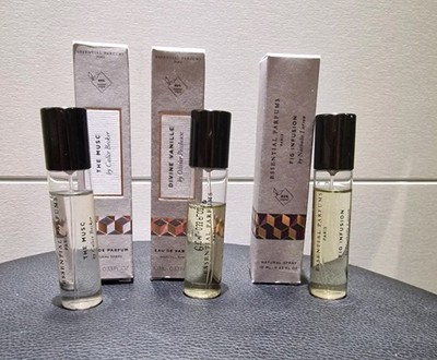 Essentials Parfüms Reisegr. Set The Musk, Divine Vani., FIG Inf. ca 28 ml OVP