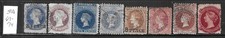 AUSTRALIA-SOUTH AUSTRALIA SCOTT #67-74  1876-84 WMK 7 - COMPLETE SET- USED