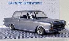 1:18 Ford Cortina Mk1 GT lotus MCG Completely Unique Modified Moonstone Blue
