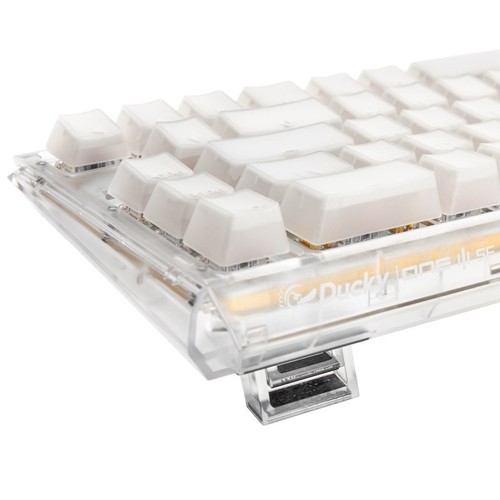 Ducky One 3 Aura White SF Gaming Tastatur, RGB LED - MX-Blue (US) - Bild 8 von 10