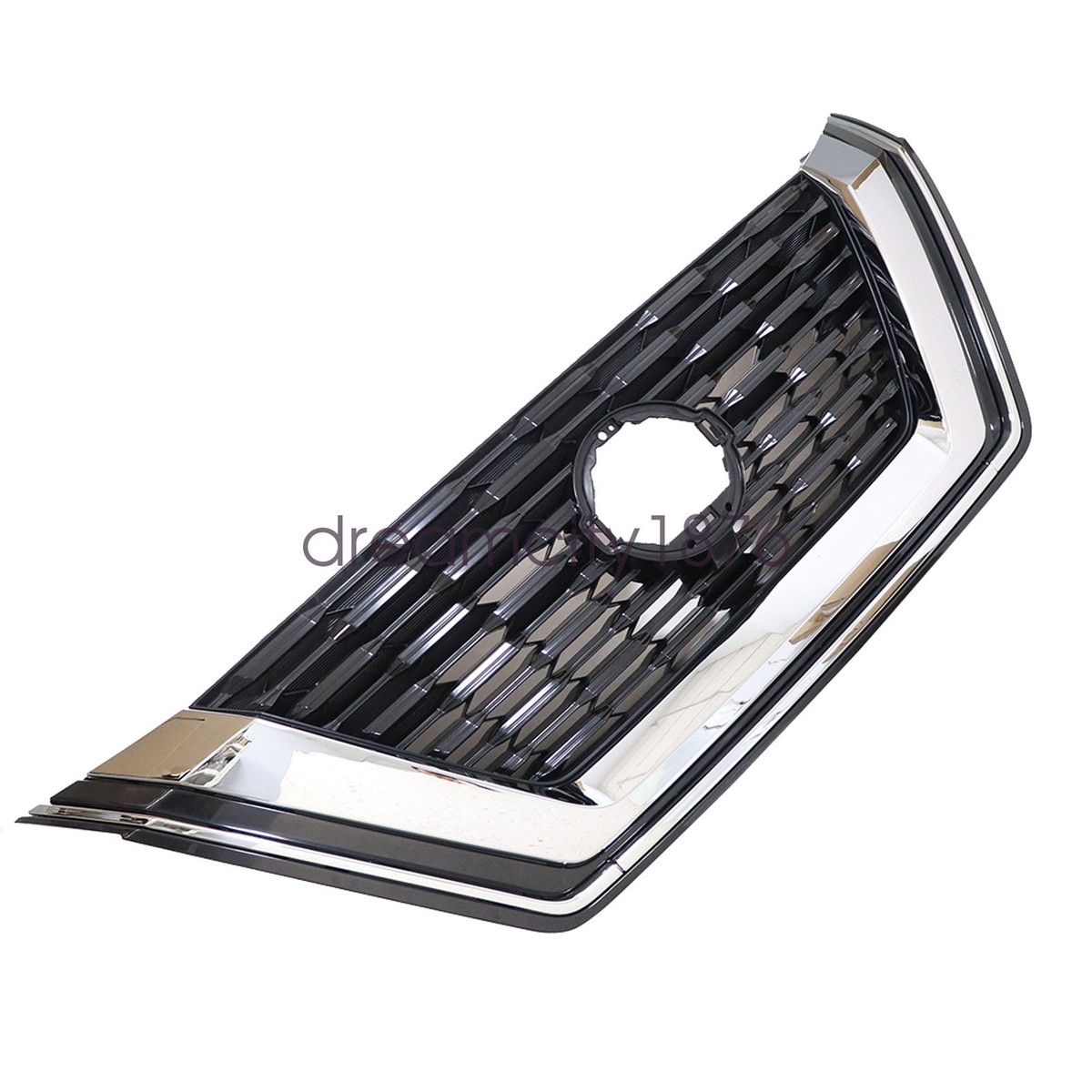 Grille Chrome Trim Front Bumper Fit For Nissan Rogue SL SV 2021-23