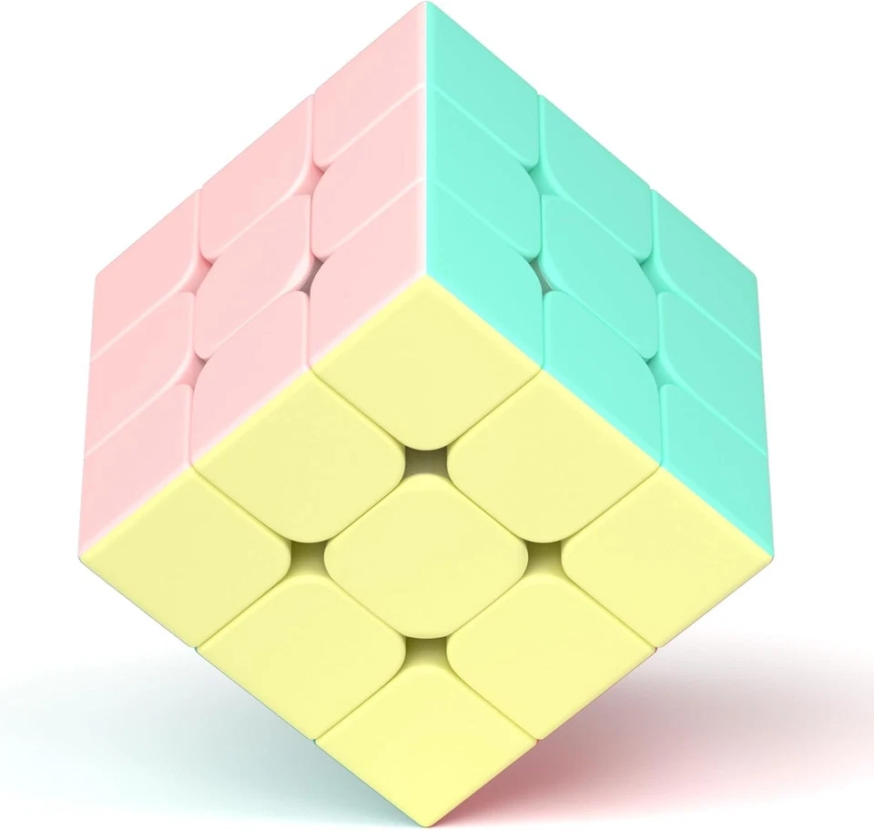 MoYu Meilong 3x3 Macaron Magic Speed Cube Stickerless Puzzle Toy – From France