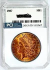 1897 Better Date Gem BU ++ Golden Amber Toned Obverse Clean Cheek PQ
