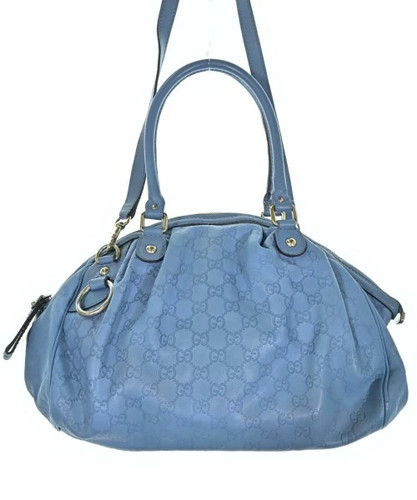Gucci Handbag Ladies - Light Blue Used Vintage Clothes