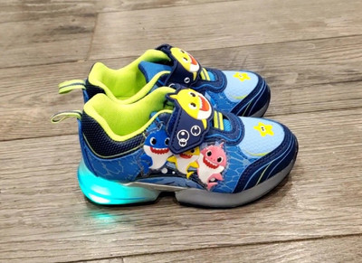 Baby Shark Toddler Light Up Athletic Tennis Shoes Sneaker Boys