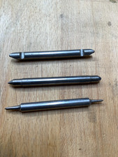 Selection of 7mm diameter tailstock runners for watch makers lathe