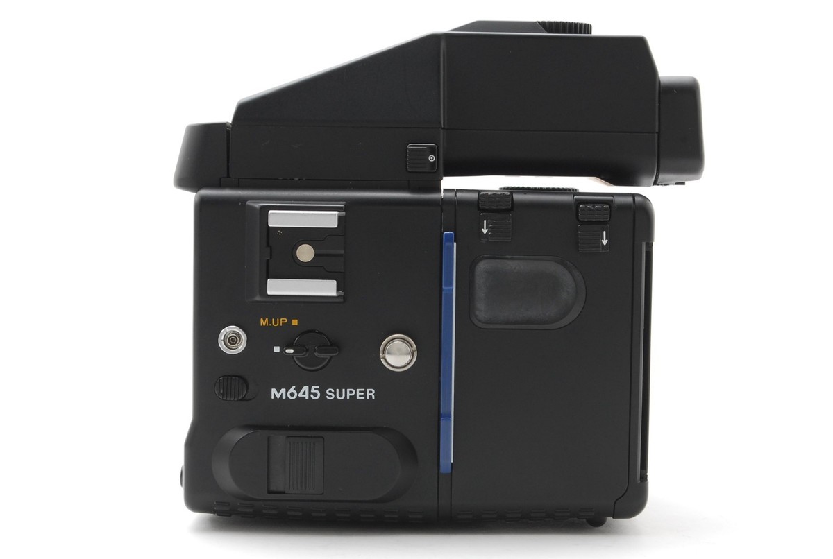 N.MINT w/ AE Finder,Strap】 Mamiya M645 Super + 80mm f/2.8 N from