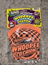 ONE Classic WHOOPEE WHOOPI CUSHION 6" x 9" farting Orange Gassy Gag Joke NEW