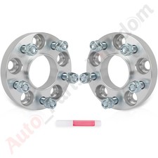 2P 1" Wheel Spacers 5x115mm 12x1.5 For Buick Pontiac Cadillac Chevrolet 5lug