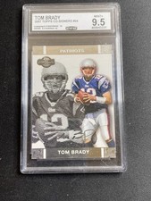Tom Brady 2007 Topps Co-Signers 4 CCG 9.5 RC