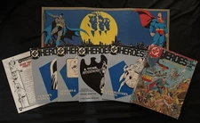 DC Heroes Role Playing Game RPG Boxed Set Original 1st Edition by Mayfair Games