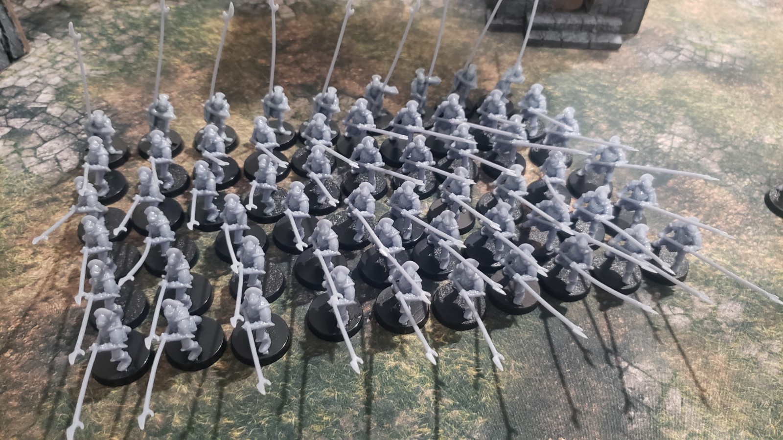 Lord of the Rings miniatures Urukhai sculpt and printed sbg 32mm army
