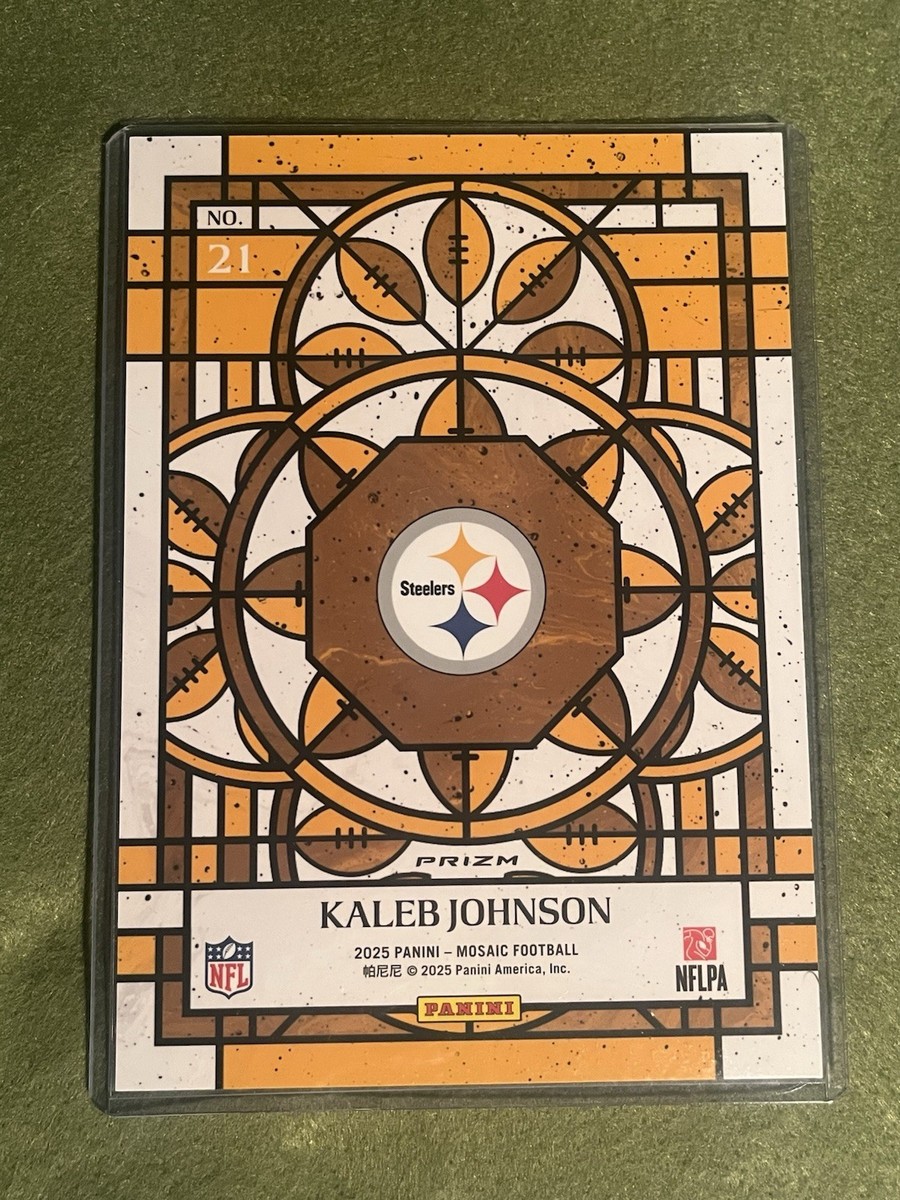 2025 Panini Mosaic - Oversized Stained Glass #21 Kaleb Johnson