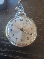 Westclox Pocket Ben Pocket Watch Made In Usa. Working And Nice Condition.