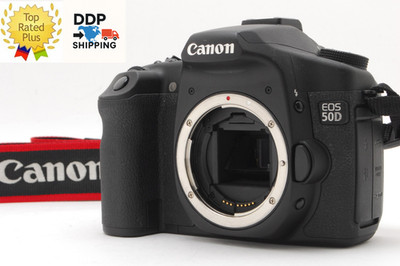 [MINT w/ Strap,Charger] Canon EOS 50D 15.1MP Digital SLR Camera Body JAPAN #394