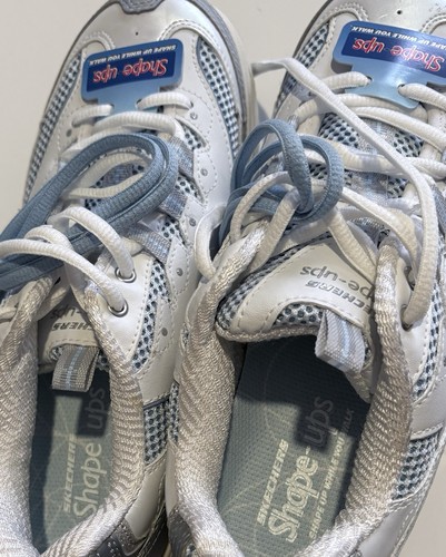 SKECHERS Shape-Ups Walking Toning Rocket White Sneakers Women's 7 .5 NWT - Picture 9 of 10