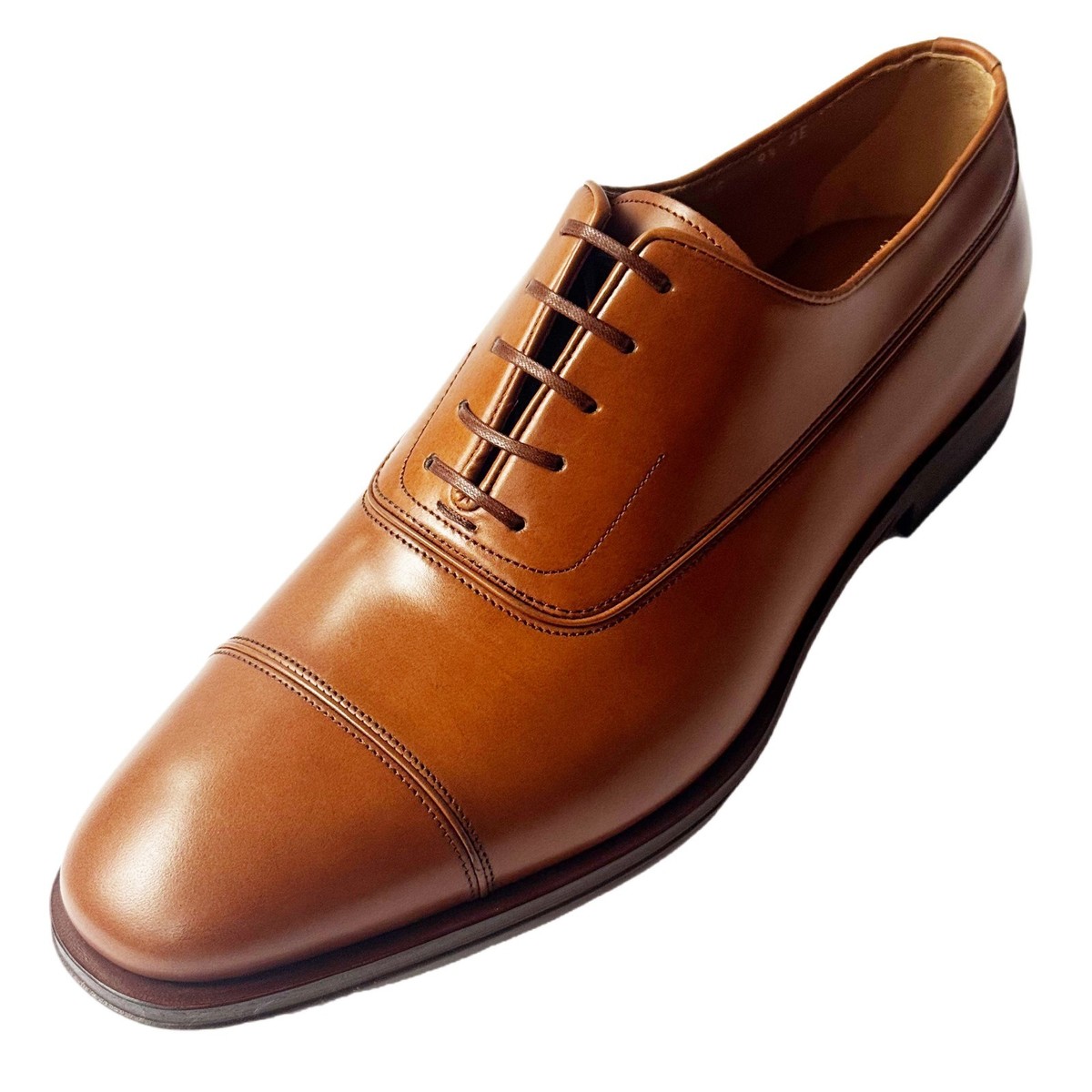 NEW SALVATORE FERRAGAMO men\'s gancini oxford leather shoes in brown Salvatore Ferragamo Men main image 2