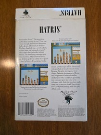 Hatris Nintendo NES 1992 Video Game. Tested Works. Cib