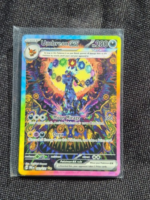 #ad SV: Prismatic Evolutions Umbreon ex #161 131 Special Illustration Rare. Mint $950.00
