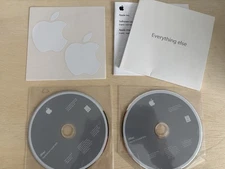 OEM Apple iMac Mac OS X Snow Leopard 10.6.4 Install & Applications DVDs - NEW