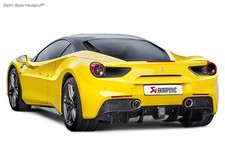 Akrapovic Slip-On Titan Sportauspuff Ferrari 488 GTB