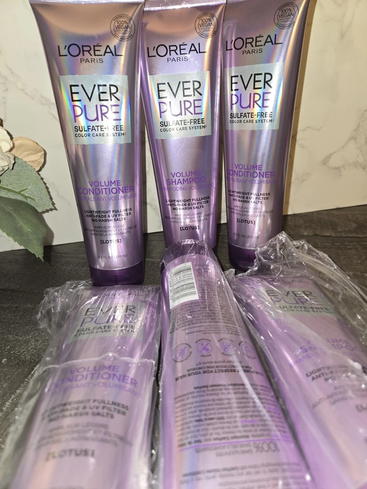 Loreal Shampoo And Conditioner (Lotus) 3 Sets Of Shampoo And Conditioner - Image 2 of 4