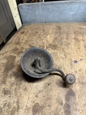 Antique Enterprise Coffee Grinder Mill Hopper Top Hand Crank Cast Iron Parts USA
