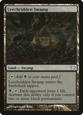 MTG Leechridden Swamp  - Planechase #135