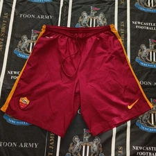 AS Roma Seria A Italy Away 2015 2016 Football Shorts Men's Nike Size L