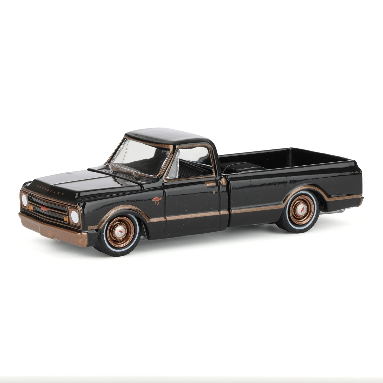 164 1972 Chevy C10 Lowrider Black Bronze GL Lowriders S7 3090₽
