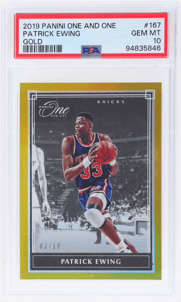 Patrick Ewing Basketball Grade 10 Sports Trading Cards