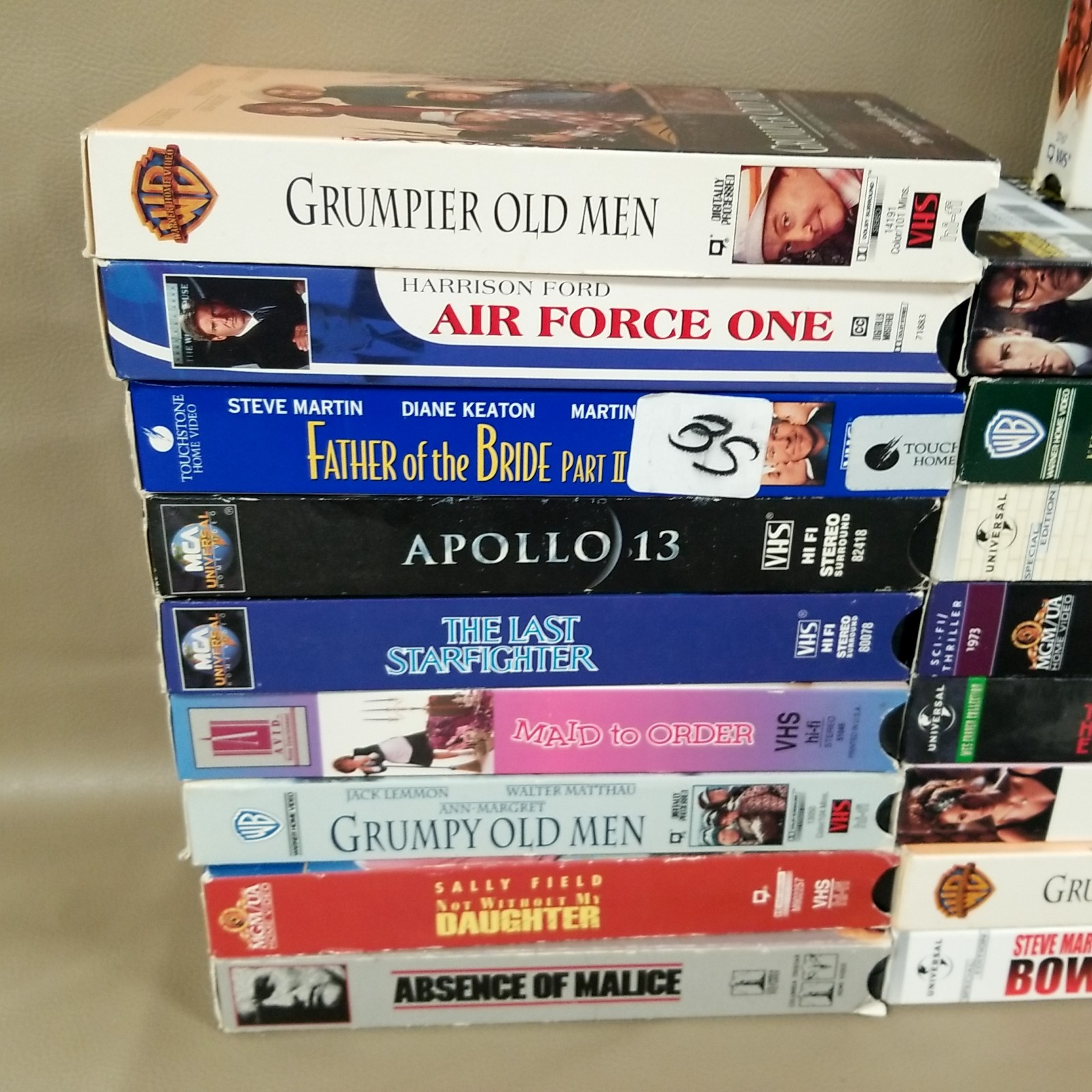 Family Action Romance Assorted VHS Tapes Bulk Media Resellers Lot