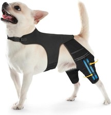 Marnonsis Dog Knee Brace for Torn Acl Hind Leg, 4 Stabilizers Dog Leg Braces S