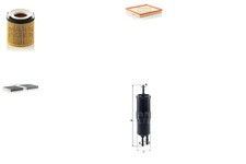 Inspektionspaket Filtersatz XL MANN-FILTER Aktivkohlefilter Leitungsfilter