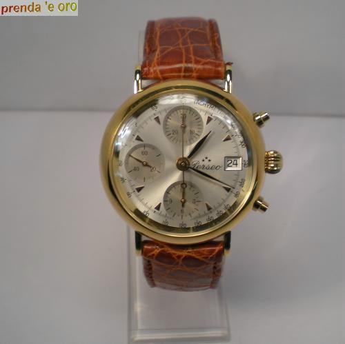 OROLOGIO PERSEO CRONO ORO MASSICCIO 18 KT MOVIMENTO MECCANICO AUTOMATICO  50032 | eBay