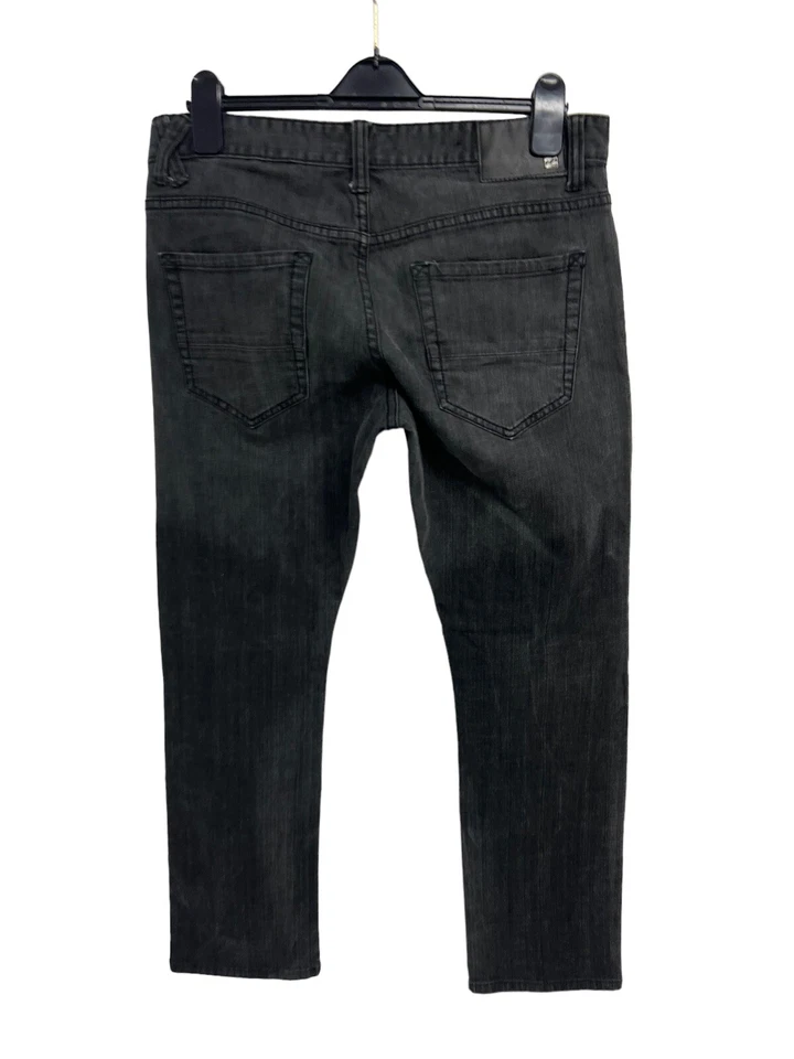 Pantalones de mezclilla Billabong Malice negros ajustados talla 34 para hombre Foto 4 de 4