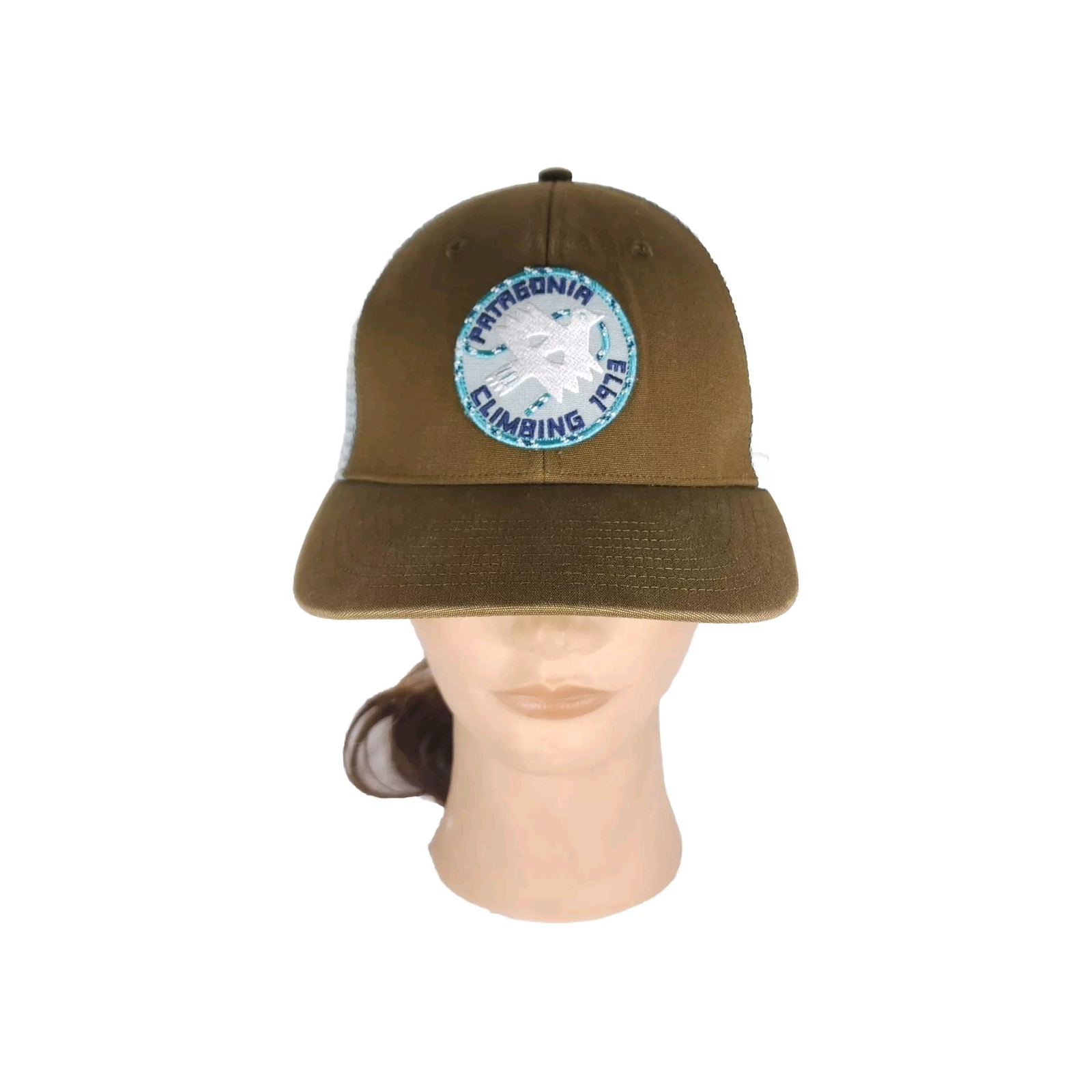 Patagonia Unisex Peace Offering Brown Blue OS Mesh  Snapback